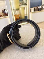Gucci, Marmont Leather Belt, 90/36, Black, Very Very  Good - Image 6