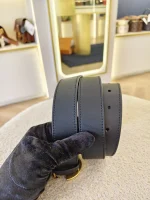 Gucci, Marmont Leather Belt, 90/36, Black, Very Very  Good - Image 7