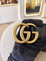 Gucci, Marmont Leather Belt, 90/36, Black, Very Very  Good - Image 9