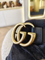 Gucci, Marmont Leather Belt, 90/36, Black, Very Very  Good - Image 10
