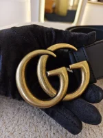 Gucci, Marmont Leather Belt, 75/30, Black, Very Very  Good - Image 10