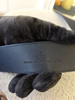 Gucci, Marmont Leather Belt, 75/30, Black, Very Very  Good - Image 17