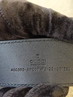 Gucci, Marmont Leather Belt, 75/30, Black, Very Very  Good - Image 18