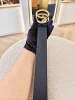 Gucci, Marmont Leather Belt, 75/30, Black, Very Very  Good - Image 20
