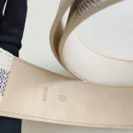 Louis Vuitton, Ceinture Pochette Solo, 80/32, White, Like New - Image 15
