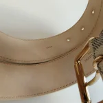 Louis Vuitton, Ceinture Pochette Solo, 80/32, White, Like New - Image 17
