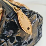 Louis Vuitton, Limited Edition Monogram Fleur de Jais Speedy 30, 30, Brown, Like New - Image 6
