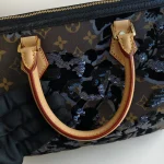 Louis Vuitton, Limited Edition Monogram Fleur de Jais Speedy 30, 30, Brown, Like New - Image 10
