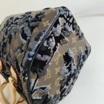 Louis Vuitton, Limited Edition Monogram Fleur de Jais Speedy 30, 30, Brown, Like New - Image 14