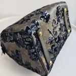 Louis Vuitton, Limited Edition Monogram Fleur de Jais Speedy 30, 30, Brown, Like New - Image 15
