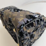 Louis Vuitton, Limited Edition Monogram Fleur de Jais Speedy 30, 30, Brown, Like New - Image 17