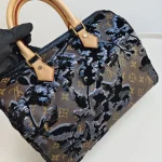 Louis Vuitton, Limited Edition Monogram Fleur de Jais Speedy 30, 30, Brown, Like New - Image 19