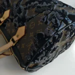 Louis Vuitton, Limited Edition Monogram Fleur de Jais Speedy 30, 30, Brown, Like New - Image 21