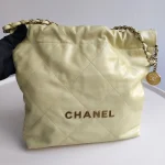 Chanel, 22 Tote bag, Small, Yellow, Very Very  Good - Image 14