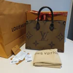Louis Vuitton, On The Go, MM, Brown, Like New - Image 2