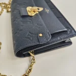 Louis Vuitton, Vavin Chain Wallet, , Black, Like New - Image 6