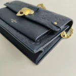 Louis Vuitton, Vavin Chain Wallet, , Black, Like New - Image 9