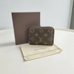 Louis Vuitton, Crafty Zippy Coin Purse, 11 cm, Brown, Used - Image 2