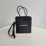 Balenciaga, Shopping XXS Tote Bag, XXS, Black, Like New - Image 3