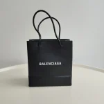 Balenciaga, Shopping XXS Tote Bag, XXS, Black, Like New - Image 4