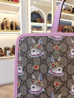 Gucci, Children's Yuko Higuchi Tote Bag, , Beige, Like New - Image 12