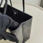 Balenciaga, Shopping XXS Tote Bag, XXS, Black, Like New - Image 22