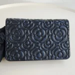 Chanel, Camellia WOC,  7.5", Black, Very Very  Good - Image 8