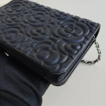 Chanel, Camellia WOC,  7.5", Black, Very Very  Good - Image 11