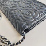 Chanel, Camellia WOC,  7.5", Black, Very Very  Good - Image 13