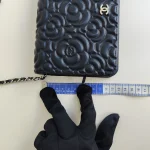 Chanel, Camellia WOC,  7.5", Black, Very Very  Good - Image 34