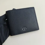 Dior, CD Icon Bi-Fold Wallet , , Black, New - Image 5
