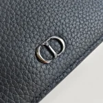 Dior, CD Icon Bi-Fold Wallet , , Black, New - Image 9