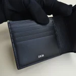 Dior, CD Icon Bi-Fold Wallet , , Black, New - Image 22
