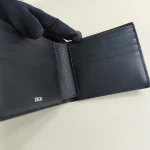 Dior, CD Icon Bi-Fold Wallet , , Black, New - Image 23