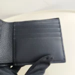 Dior, CD Icon Bi-Fold Wallet , , Black, New - Image 24