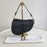 Dior, Saddle Bag, Medium, Black, Very Very  Good - Image 2
