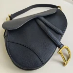 Dior, Saddle Bag, Medium, Black, Very Very  Good - Image 7