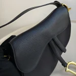 Dior, Saddle Bag, Medium, Black, Very Very  Good - Image 9