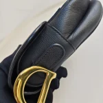 Dior, Saddle Bag, Medium, Black, Very Very  Good - Image 18