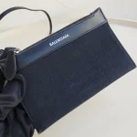 Balenciaga, Navy Cavas XS Tote Bag, XS, Black, Very Very  Good - Image 4