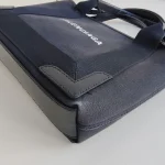 Balenciaga, Navy Cavas XS Tote Bag, XS, Black, Very Very  Good - Image 8