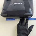 Balenciaga, Navy Cavas XS Tote Bag, XS, Black, Very Very  Good - Image 53