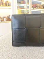 Bottega Veneta, Cassette Zip Around Wallet, , Black, Very Very  Good - Image 6