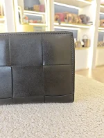 Bottega Veneta, Cassette Zip Around Wallet, , Black, Very Very  Good - Image 8