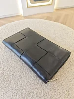 Bottega Veneta, Cassette Zip Around Wallet, , Black, Very Very  Good - Image 14