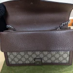 Gucci, Dionysus Small GG Top Handle Bag, Small, Brown, Very Like New - Image 18