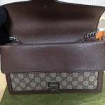 Gucci, Dionysus Small GG Top Handle Bag, Small, Brown, Very Like New - Image 19