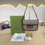 Gucci, Horsebit 1955 shoulder bag, Medium, Brown, Very Like New - Image 2