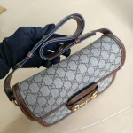 Gucci, Horsebit 1955 shoulder bag, Medium, Brown, Very Like New - Image 4