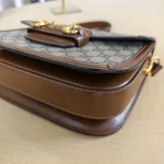 Gucci, Horsebit 1955 shoulder bag, Medium, Brown, Very Like New - Image 6
